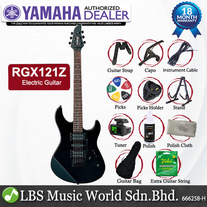 Yamaha RGX121Z Alder 2 Electric Guitar Black (RGX121 RGX 121Z)