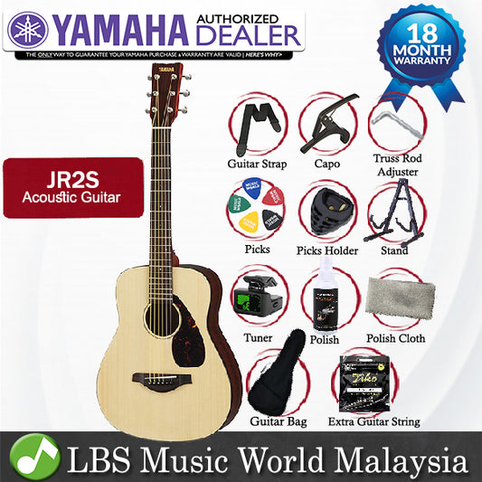 Yamaha JR2S 33" 3/4 Solid Spruce Top Acoustic Guitar Natural (JR2 JR 2S)