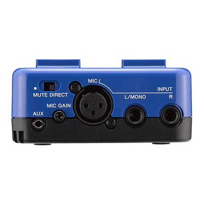 Yamaha SC-02 Session Cake Portable Mixer & Audio Interface for Acoustic, Bass Guitar, Keyboard & Drum - Blue (SC02 SC 02)