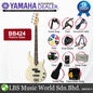 Yamaha BB424 4 String Maple SS Pickup Electric Bass Guitar - Vintage White (BB 424)