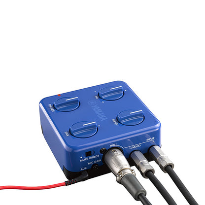 Yamaha SC-02 Session Cake Portable Mixer & Audio Interface for Acoustic, Bass Guitar, Keyboard & Drum - Blue (SC02 SC 02)