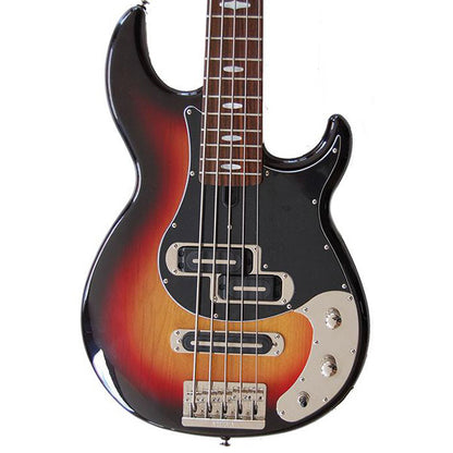 Yamaha BB2025 Alder 3P Maple 5 String Electric Bass Guitar - Vintage Sunburst (BB 2025)