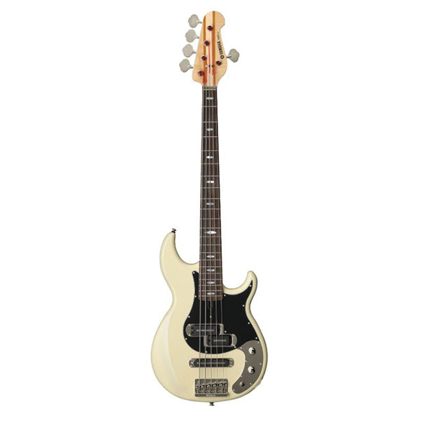 Yamaha BB2025X Alder 3P Maple 5 String Electric Bass Guitar Vintage White (BB 2025X)