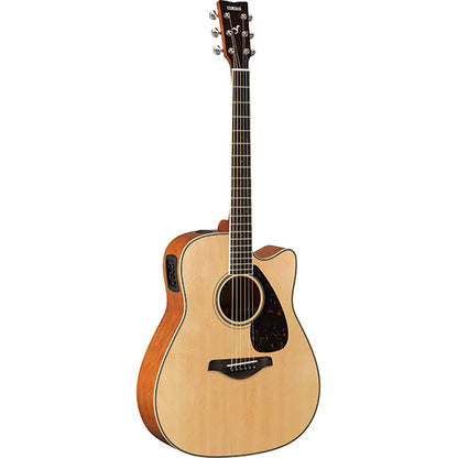 Yamaha FGX820C 41'' Dreadnought Solid Spruce Acoustic Electric Guitar With Pickup - Natural