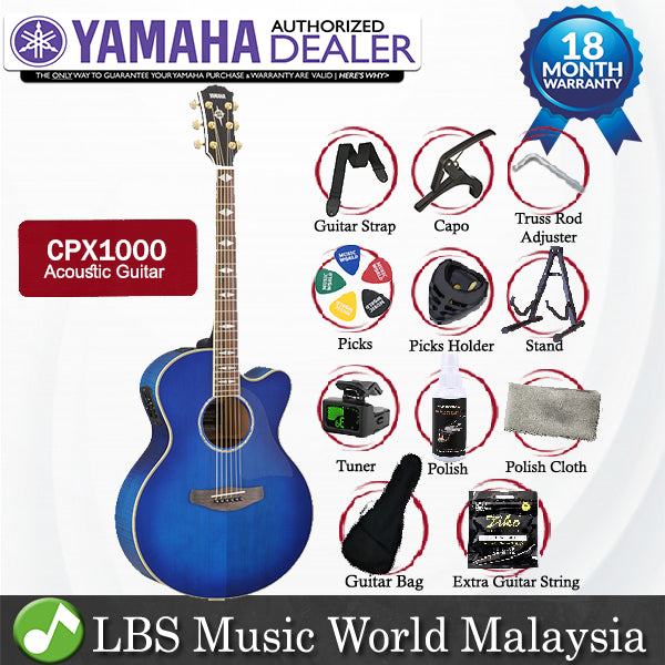 Yamaha CPX1000 41'' Medium Jumbo Solid Spruce Acoustic Electric Guitar With Pickup (CPX 1000)