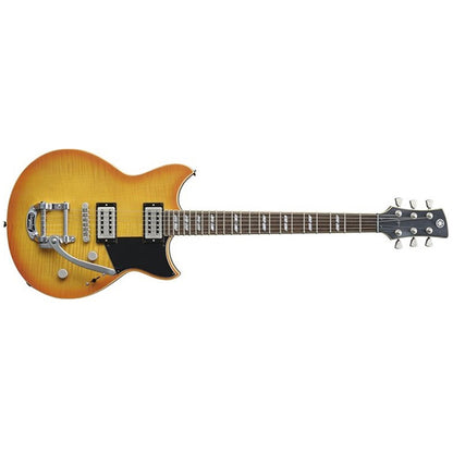 Yamaha RS720B Flame Maple Top HH Pickup Electric Guitar Wall Fade with Gig Bag (RS 720B)