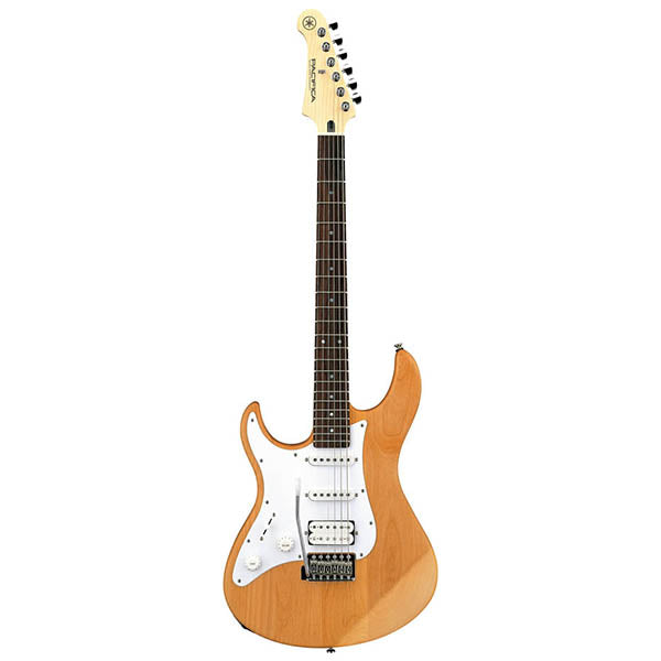 Yamaha PAC112JL Left Handed Alder HSS Electric Guitar - Yellow Natural Satin (PAC 112JL)