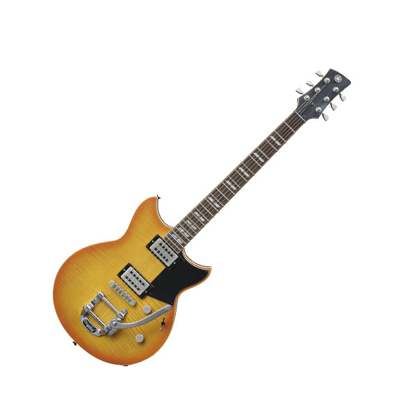 Yamaha RS720B Flame Maple Top HH Pickup Electric Guitar Wall Fade with Gig Bag (RS 720B)