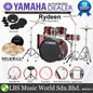 Yamaha Rydeen RDP2F5 5 Piece Acoustic Drum Set with Cymbal Package and Double Pedal - Burgandy