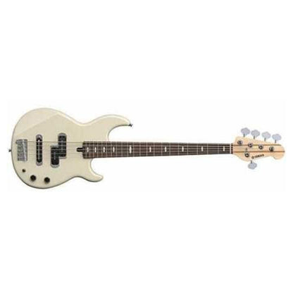 Yamaha BB425 5 String Alder SS Pickup Electric Bass Guitar - Vintage White (BB 425)