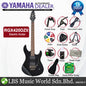 Yamaha RGX420DZII Alder EMG-H4A Humbuckers Electric Guitar Black (RGX420 RGX 420DZII)