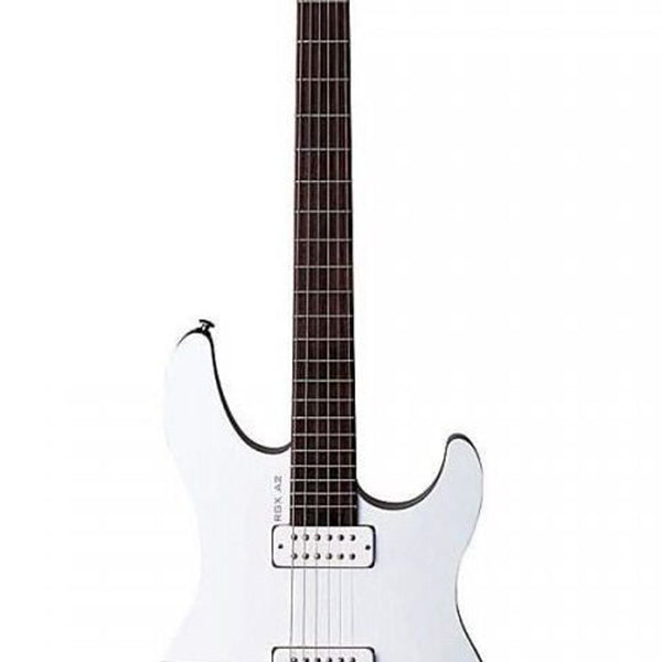 Yamaha RGX A2 Alder 2 Humbucker Electric Guitar Jet White and Aircraft Gray (RGXA2)