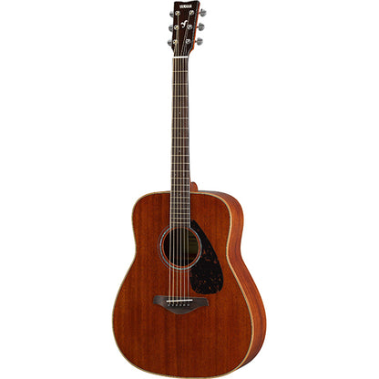 Yamaha FG850 41" Dreadnought Solid Mahogany Top Acoustic Guitar Natural (FG 850)