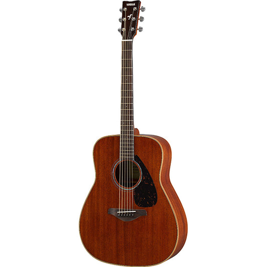 Yamaha FG850 41" Dreadnought Solid Mahogany Top Acoustic Guitar Natural (FG 850)