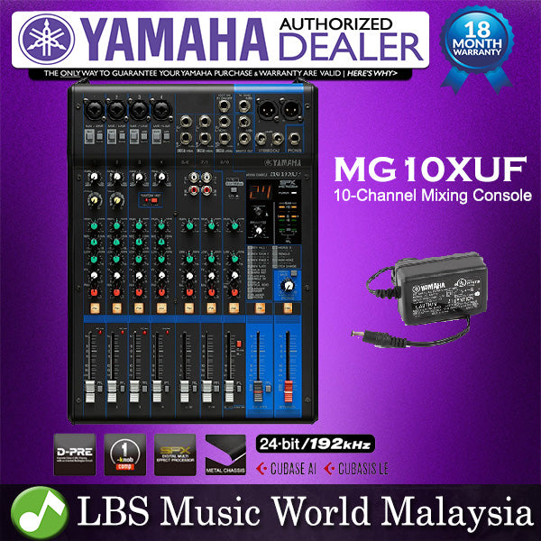 Yamaha MG10XUF 10 Channel Mixing Console Analogue Mixer (MG10 MG010XUF)
