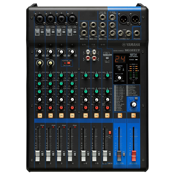 Yamaha MG10XUF 10 Channel Mixing Console Analogue Mixer (MG10 MG010XUF)