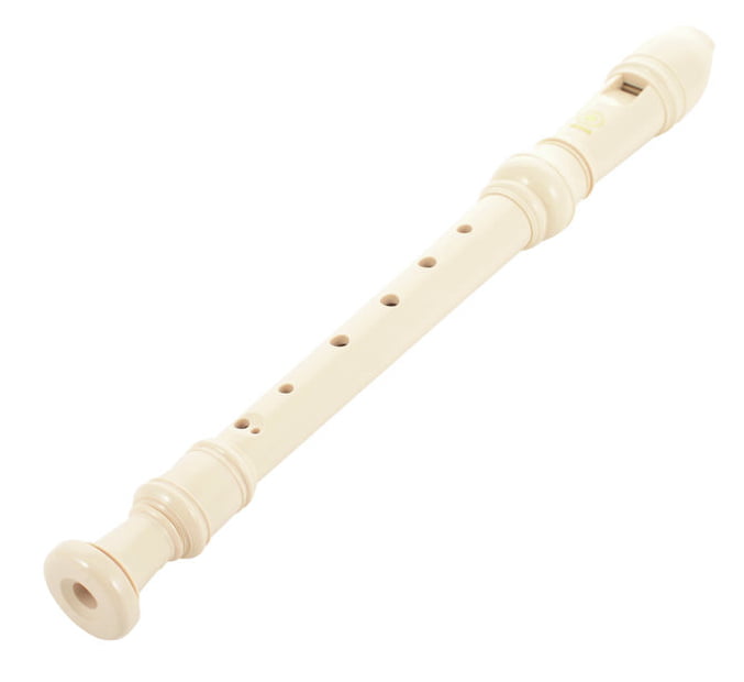 Yamaha YRS-23 Soprano Recorder German Fingering System ABS Plastic White (YRS23 YRS 23)