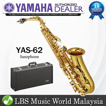 Yamaha YAS-62 Saxophone Professional Series Alto Sax (YAS62 YAS 62)