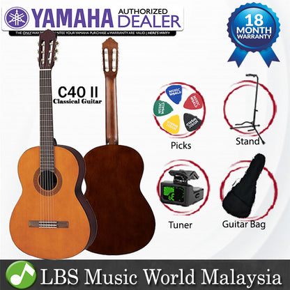 Yamaha C40 II Classical Guitar Beginner Package (C40II)