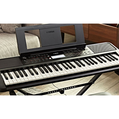 Yamaha PSR-E383 61keys Keyboard With sustain Pedal Cover and Stand (PSRE383 PSR E383)
