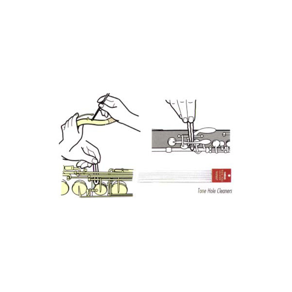 Yamaha Tone Hole Cleaner For Clarinet Flute Bassoon Oboe