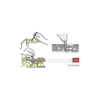 Yamaha Tone Hole Cleaner For Clarinet Flute Bassoon Oboe