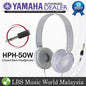 Yamaha HPH-50 Professional Grade Compact Headphone White (HPH50 HPH 50)