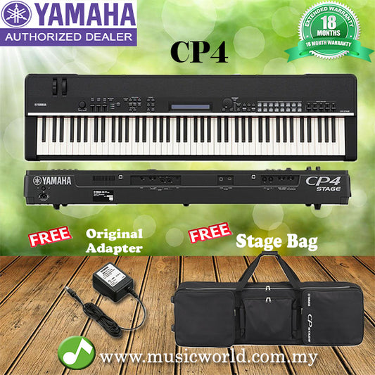 Yamaha CP4 Stage Piano Synthesizers with Natural Wood Keys (CP 4)