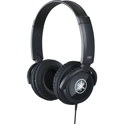 Yamaha HPH-100 Headphone Dynamic Closed Back Rotatable Headphones for Instrument Black (HPH100 HPH100B)