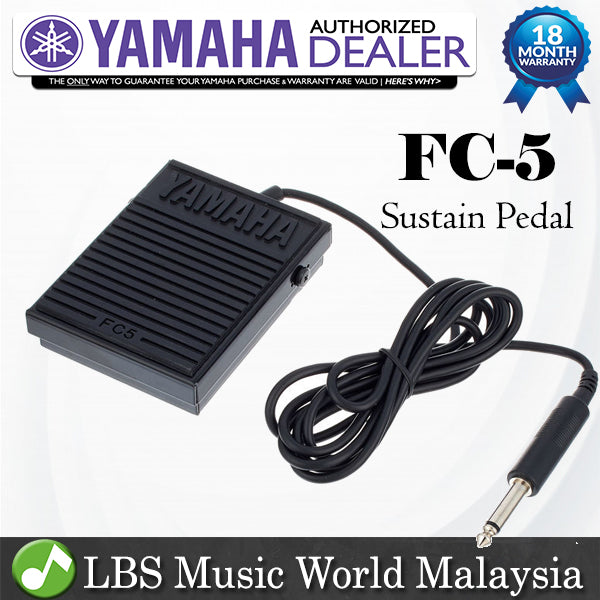 Yamaha FC5 Foot Switch Square Style Sustain Damper Pedal (FC-5)