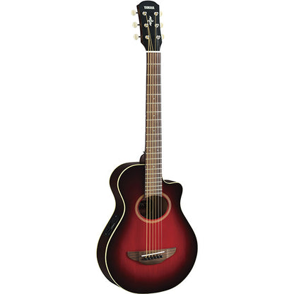 Yamaha APXT2 Acoustic Guitar 3/4 Travel Acoustic Electric Guitar Package - Dark Red Burst
