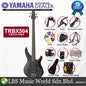 Yamaha TRBX504 4 String Bass Guitar Basses Bundle Professional Series (TRBX 504)