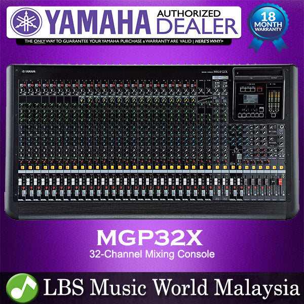 Yamaha MGP32X 32 Channel Analog Mixer Mixing Console with Effect (MGP32 MGP 32X)