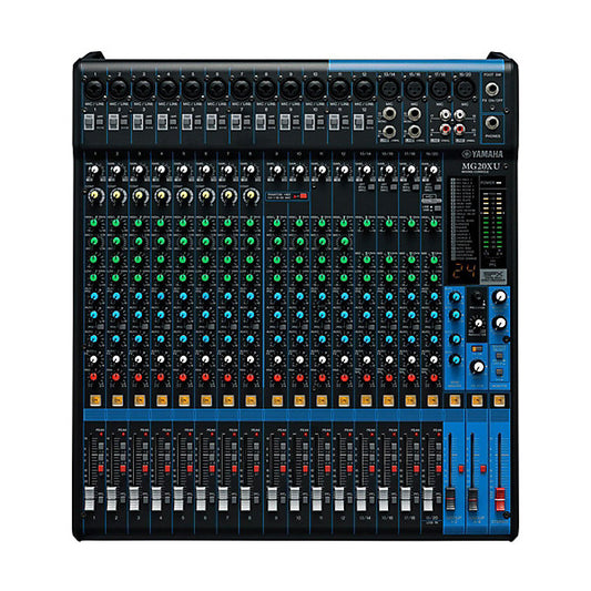 Yamaha MG20XU 20 Channel Analog Mixer Mixing Console with USB and Effect (MG20X MG 20XU)