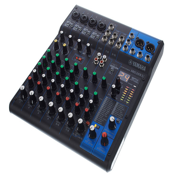 Yamaha MG10XU 10 Channel Analog Mixer Mixing Console with USB and Effect (MG10X MG 10XU)