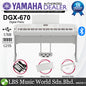 Yamaha DGX-670 88 Keys Digital Piano with Rhythm and Bluetooth Basic Package White (DGX670 DGX 670)