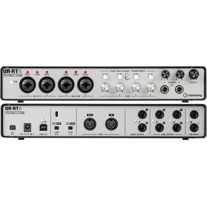 [Clearance] Yamaha Steinberg UR-RT4 4-channel USB Audio Interface with 4 Rupert Neve Transformers Included Software (UR RT4)