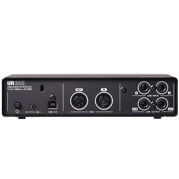 Yamaha Steinberg UR242 4 in 2 out USB 2.0 Audio Interface with Mic Preamps Midi * Indent Basis