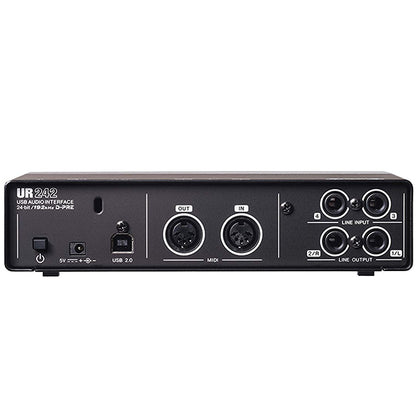 Yamaha Steinberg UR242 4 in 2 out USB 2.0 Audio Interface with Mic Preamps Midi * Indent Basis