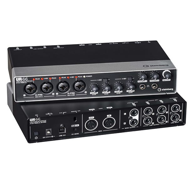 [Clearance] Yamaha Steinberg UR44 6 x 4 Audio Interface with 4 Class Preamps and Cubase AI Software