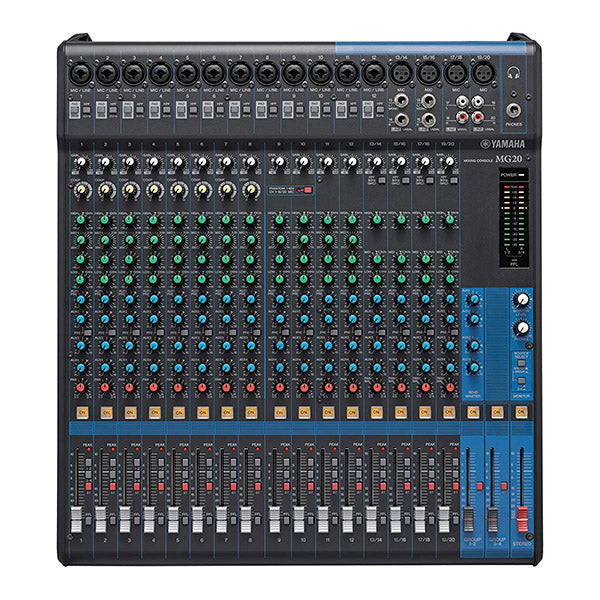 Yamaha MG20 Mixer 20-channel Stereo Analog Mixing Console Mixers (MG 20)