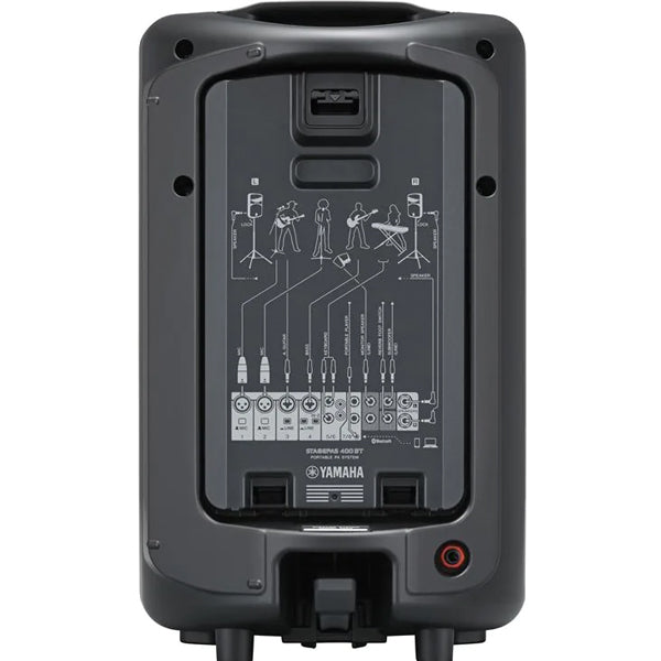 Yamaha StagePas 400BT 400 Watt Portable PA Systems with Bluetooth and 8-channel Mixer (Stage Pas)