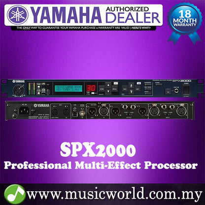 Yamaha SPX2000 Professional Digital Multi-Effect Processor with REV-X Reverb Algorithms (SPX 2000)