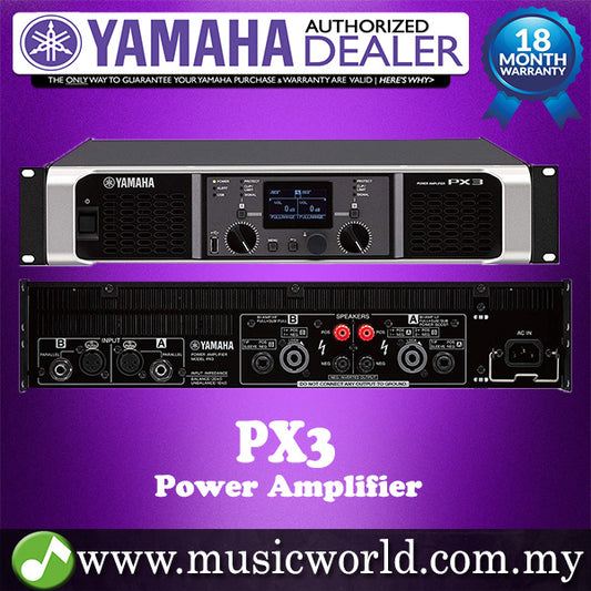 Yamaha PX3 2-channel Power Amplifier 500W with EQ Power Mixer for PA (PX 3)