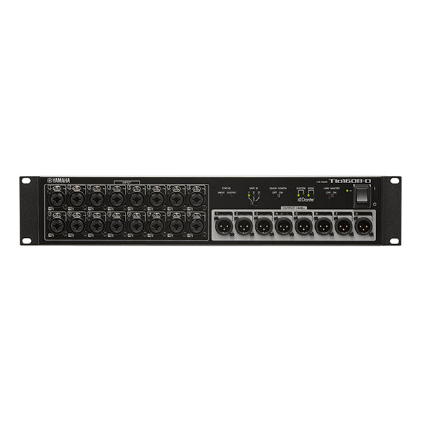 Yamaha Tio1608-D Digital Stage Box 16 Microphone Preamplifiers and 8 Line Outputs (Tio1608 / Tio 1608)