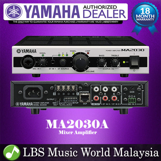 Yamaha MA2030A 2 Channel Mixer Amplifier Power Amp with DSP Functions (MA 2030A / MA 2030)