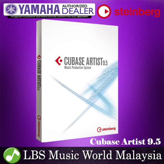 Yamaha Steinberg Cubase Artist 9.5 Studio Recording Software Indent Basis (PC / MAC)
