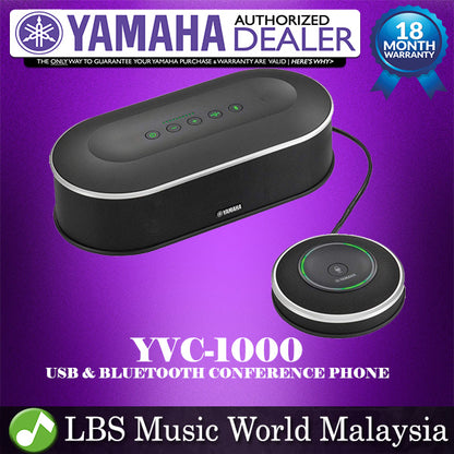 Yamaha YVC-1000 Speaker Phone Wireless Conference Meeting Phone (YVC1000 YVC 1000)