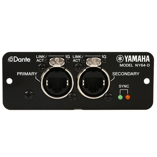 Yamaha NY64-D Dante Digital Interface Card for Yamaha TF Series Digital Mixing Consoles (NY64 NY64D)