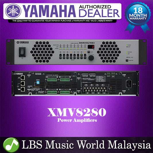 Yamaha XMV8280 8 channel 8 X 280W Power Amplifier Amp Mixer (XMV 8280)